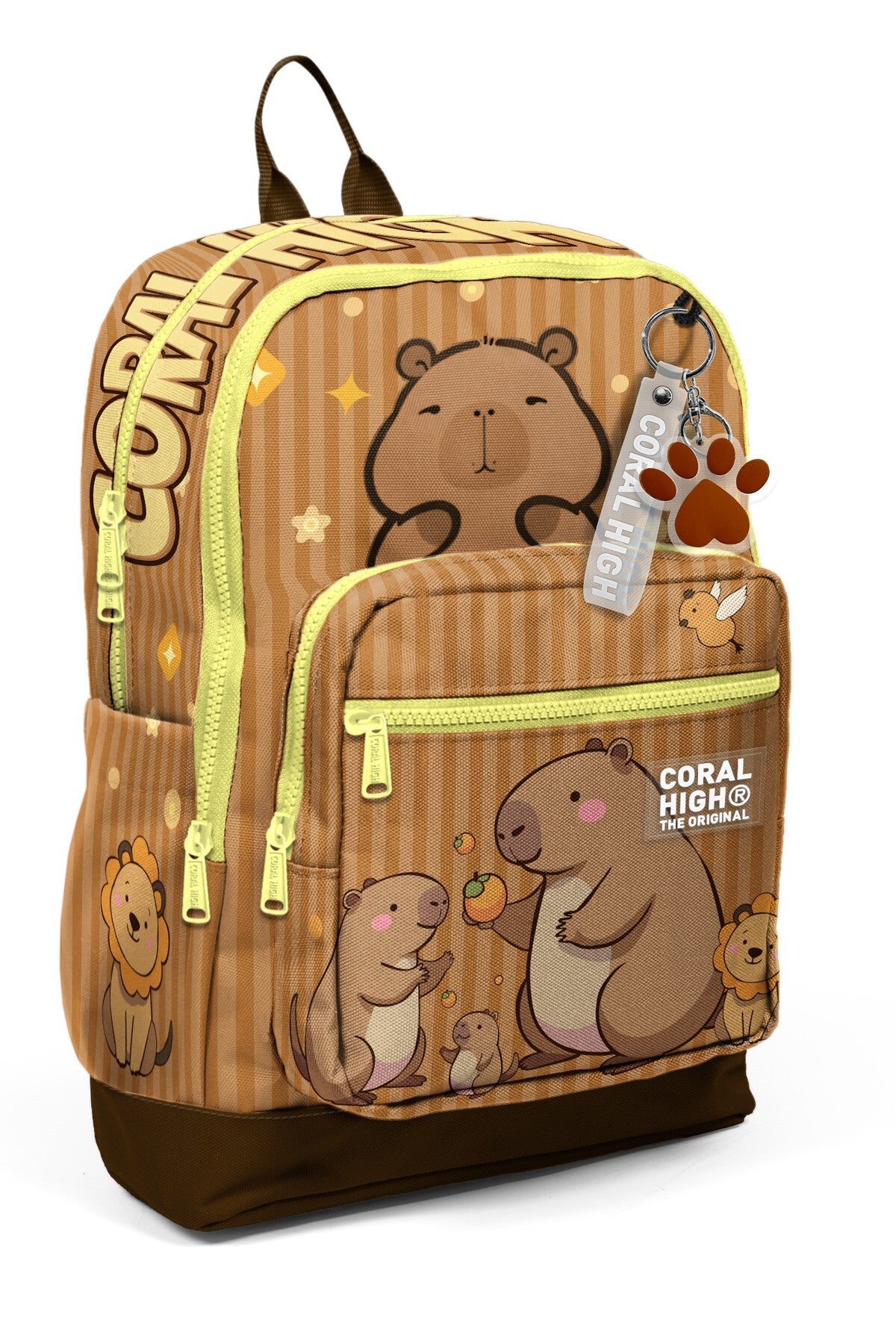 Coral High Kids Kapibara Desenli Okul Sırt Çantası 23783-1