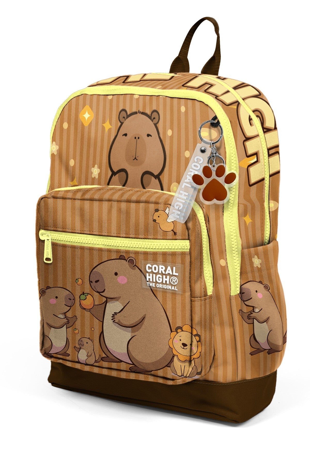 Coral High Kids Kapibara Desenli Okul Sırt Çantası 23783-4