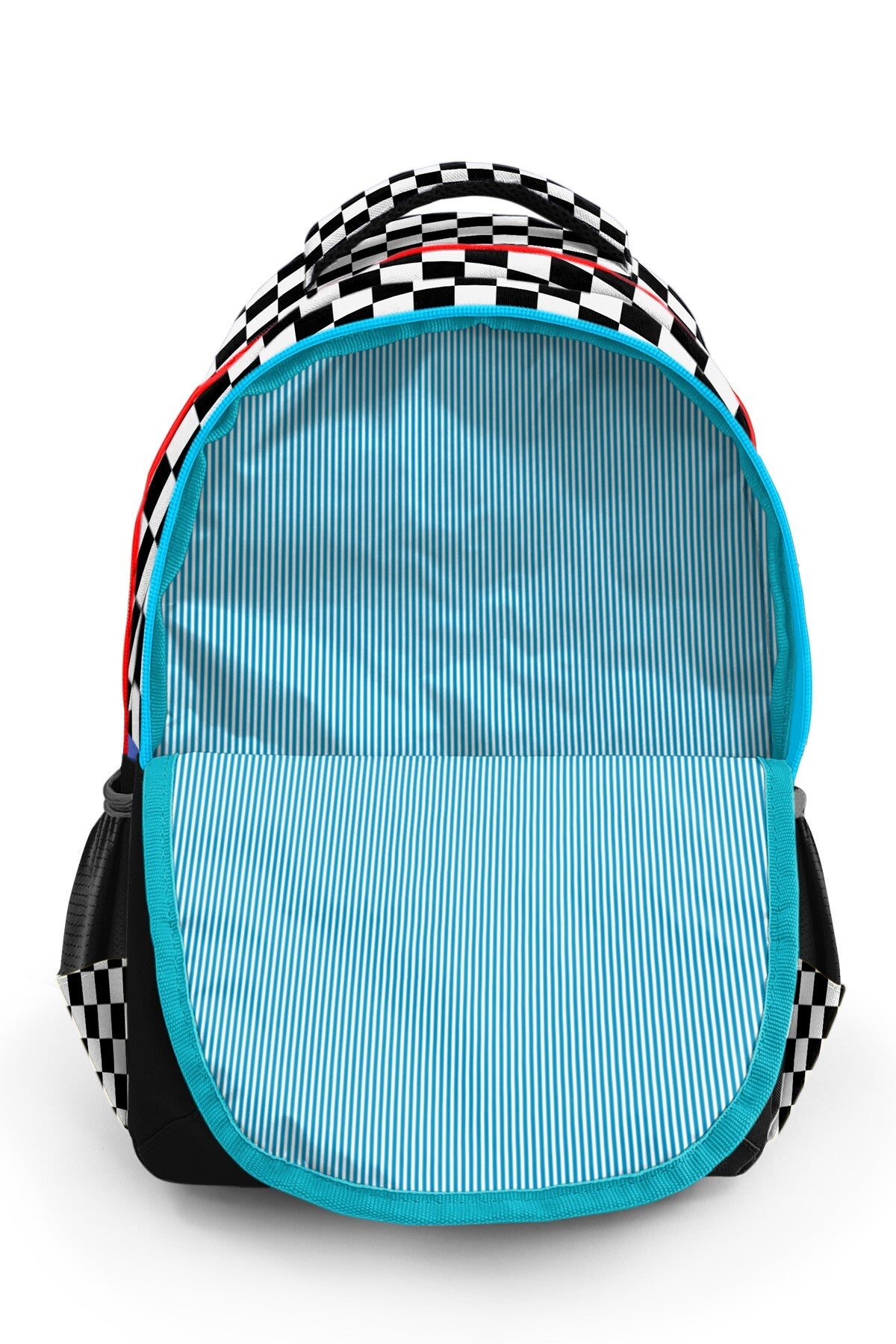Coral High Kids Kırmızı Araba Desenli Üç Bölmeli Okul Sırt Çantası 33257-6