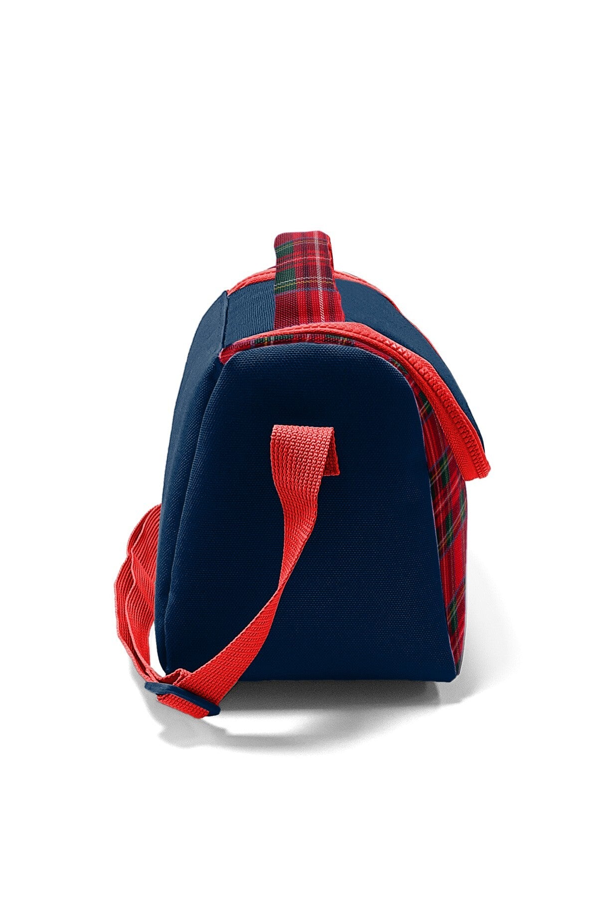 Coral High Kids Lacivert Ekose Fiyonk Desenli Thermo Beslenme Çantası 37107-4