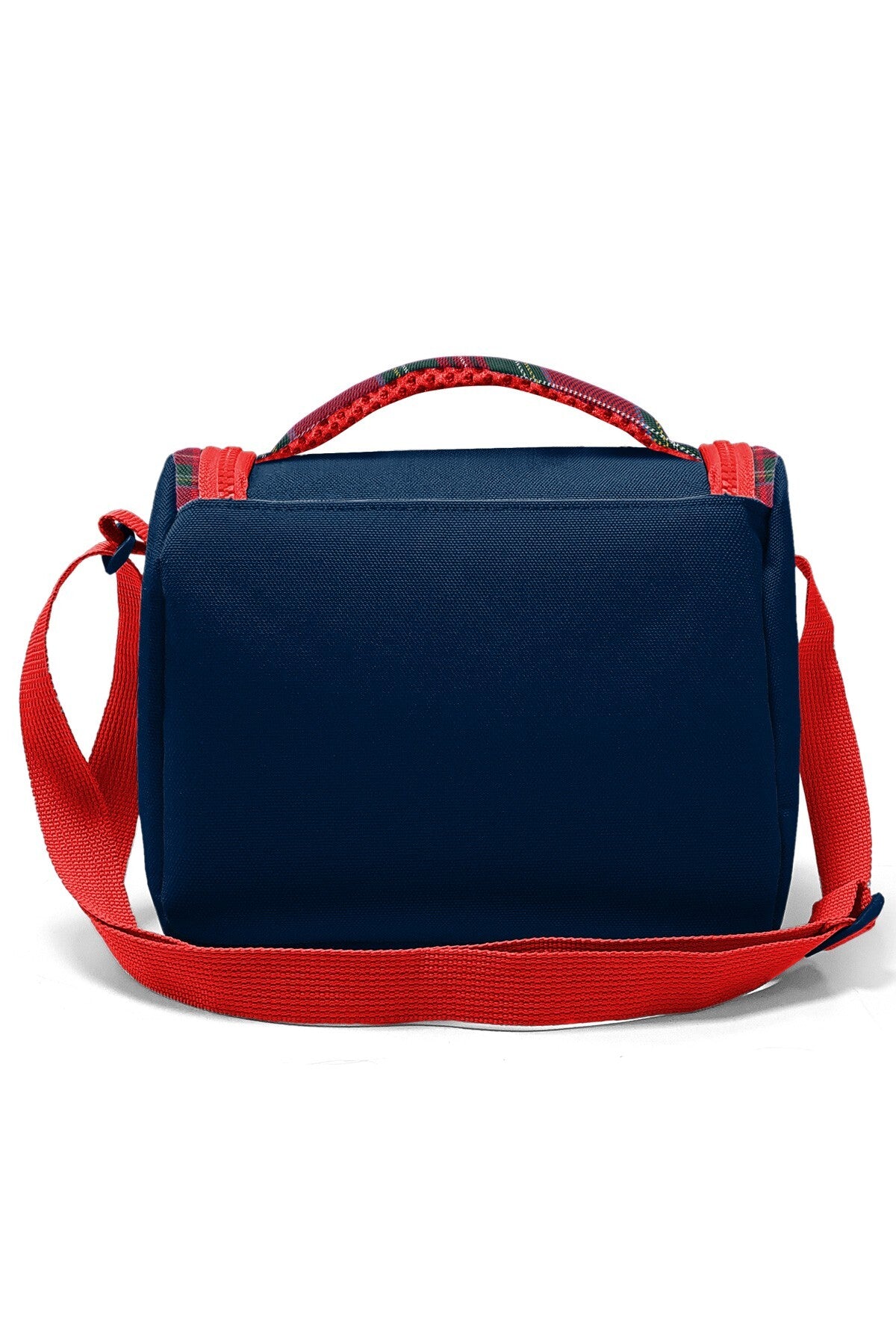 Coral High Kids Lacivert Ekose Fiyonk Desenli Thermo Beslenme Çantası 37107-3
