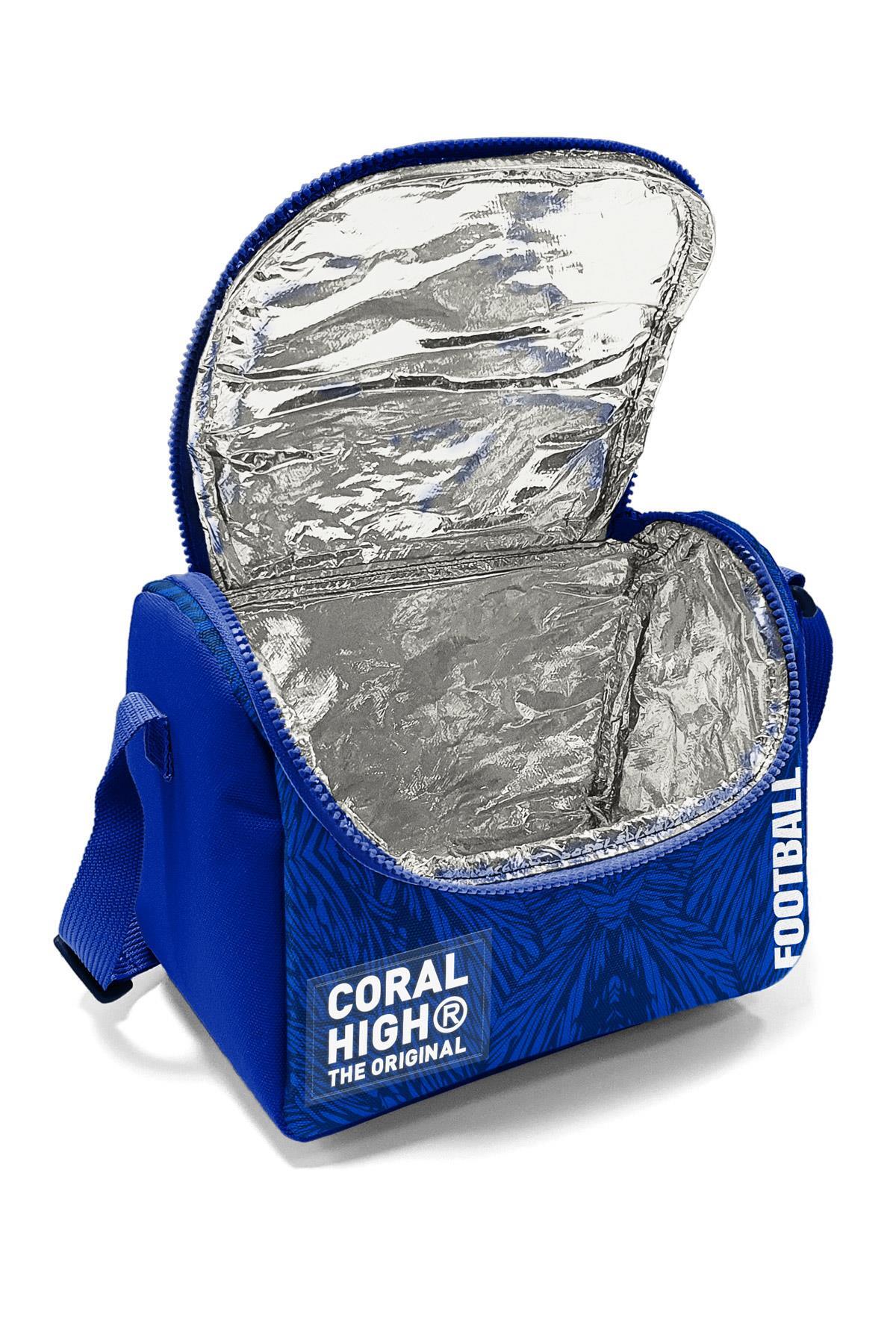 Coral High Kids Lacivert Saks Futbol Desenli Thermo Beslenme Çantası 22797-4