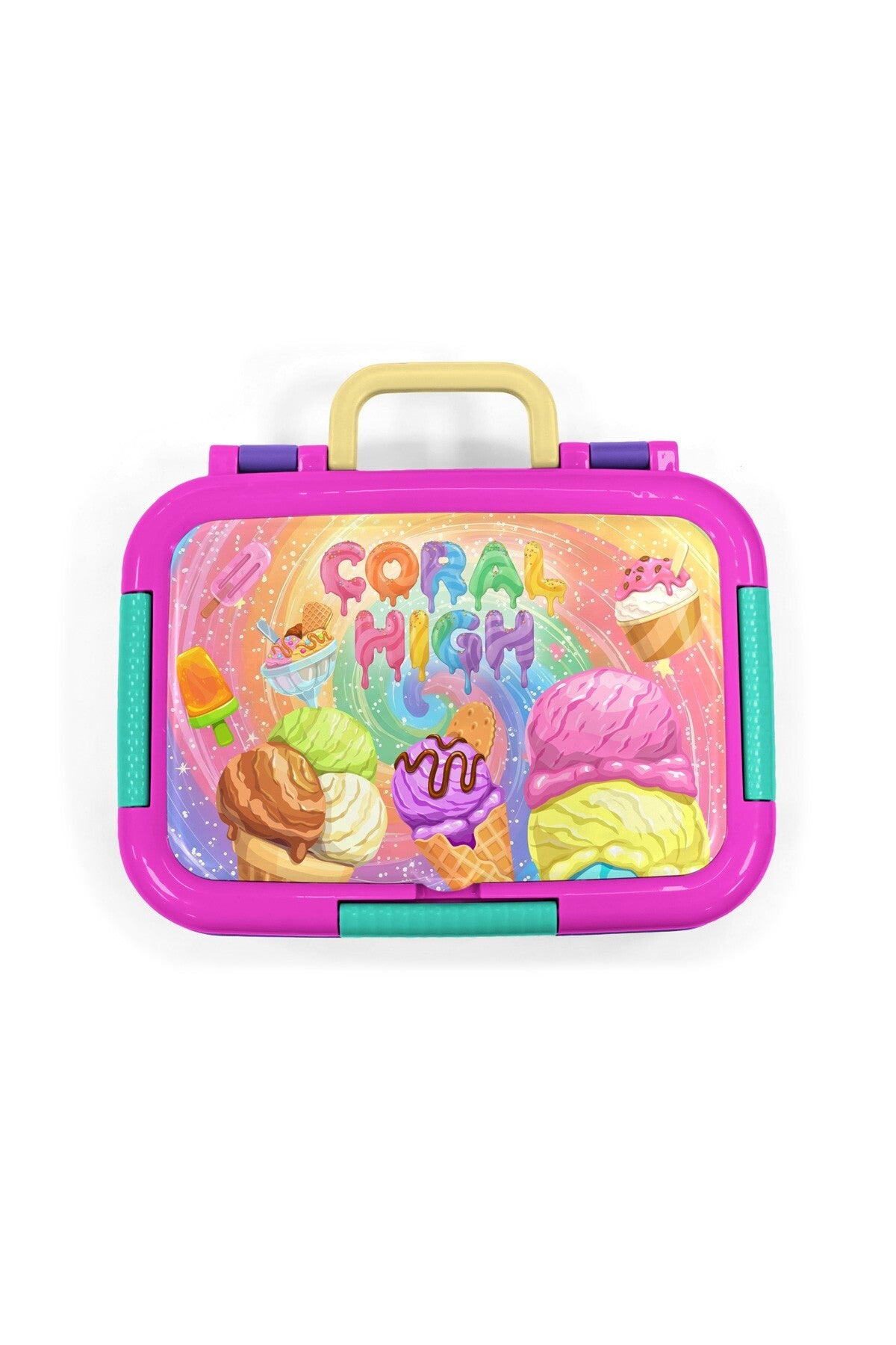 Coral High Kids Milka Dondurma Desenli Paslanmaz Çelik Beslenme Kabı 39154-5