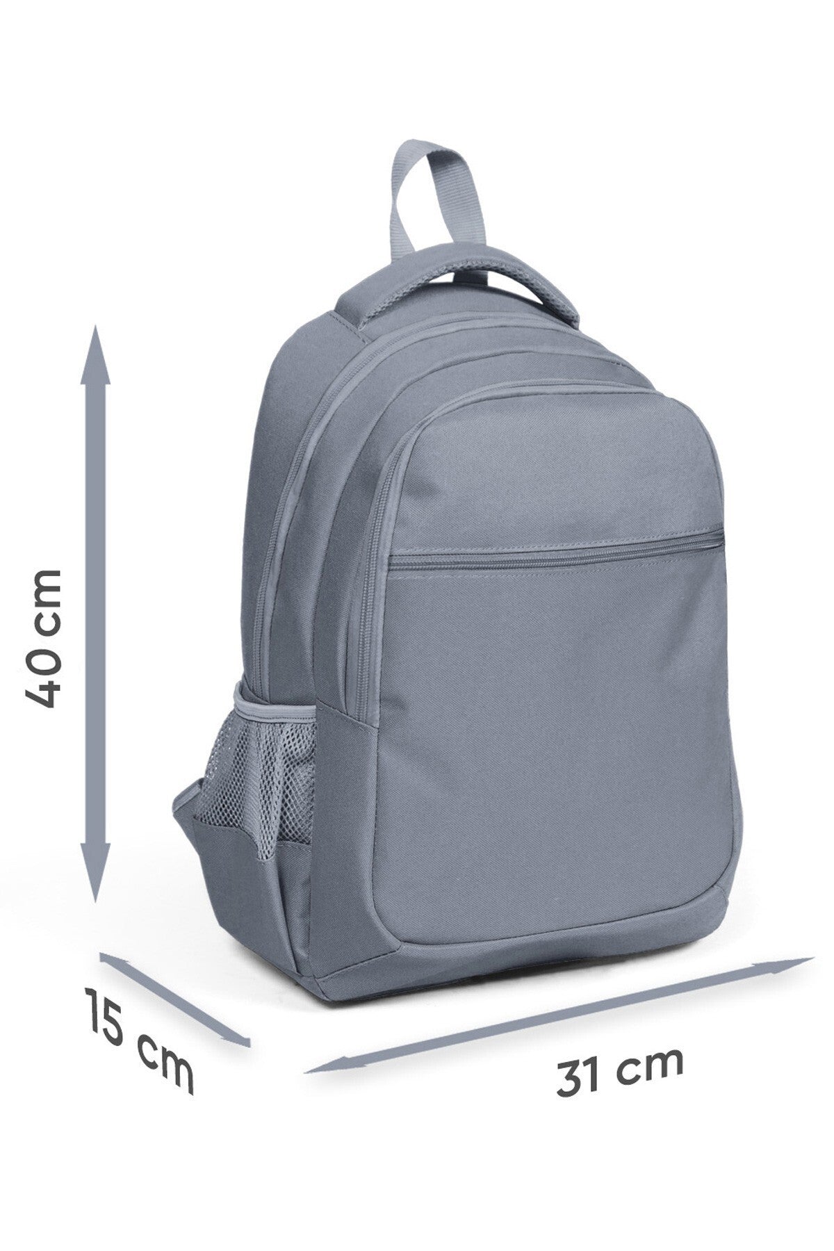 Coral High Kids Milka Dondurma Desenli Üç Bölmeli Okul Sırt Çantası 33254-4