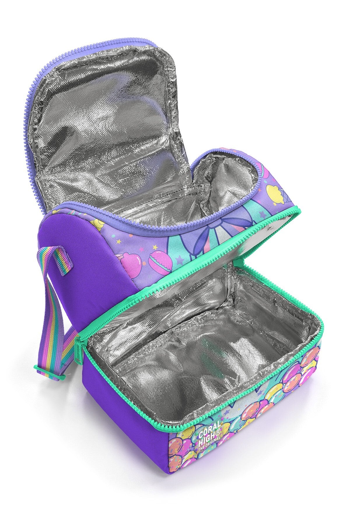 Coral High Kids Milka Şeker Ayıcık Desenli Thermo İki Katlı Beslenme Çantası 37202