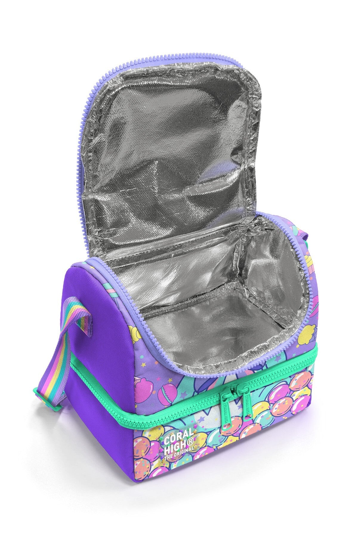 Coral High Kids Milka Şeker Ayıcık Desenli Thermo İki Katlı Beslenme Çantası 37202-3