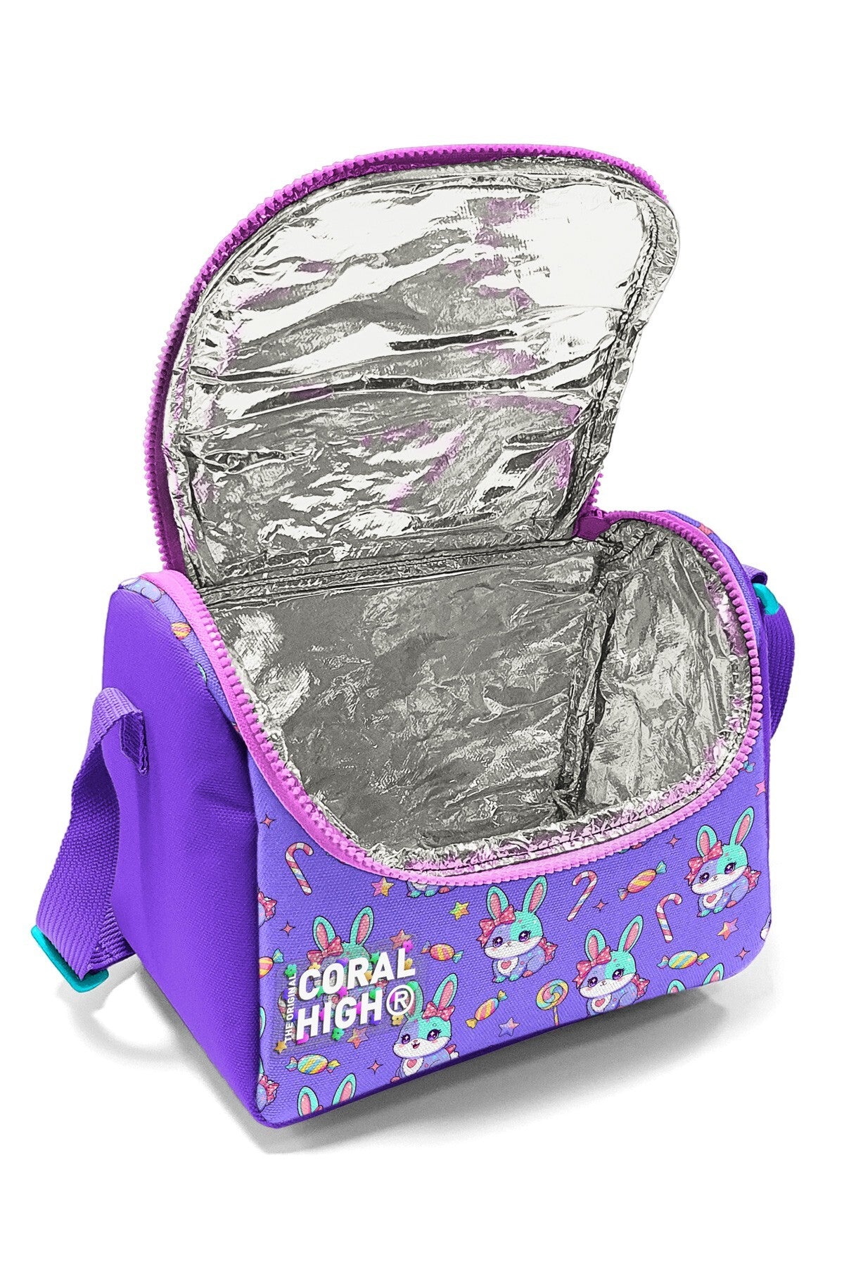 Coral High Kids Milka Su Yeşili Tavşan Desenli Thermo Beslenme Çantası 37155