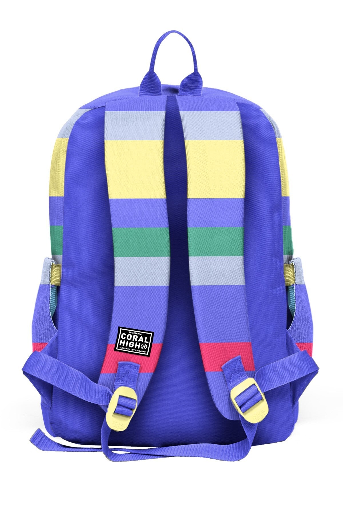 Coral High Kids Mor Sarı Lavanta Çizgi Desenli Okul Sırt Çantası 33202-3