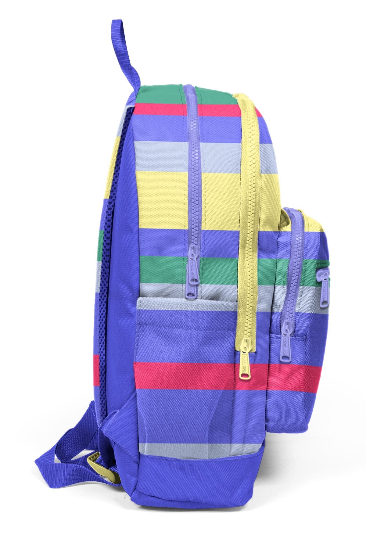 Coral High Kids Mor Sarı Lavanta Çizgi Desenli Okul Sırt Çantası 33202-5