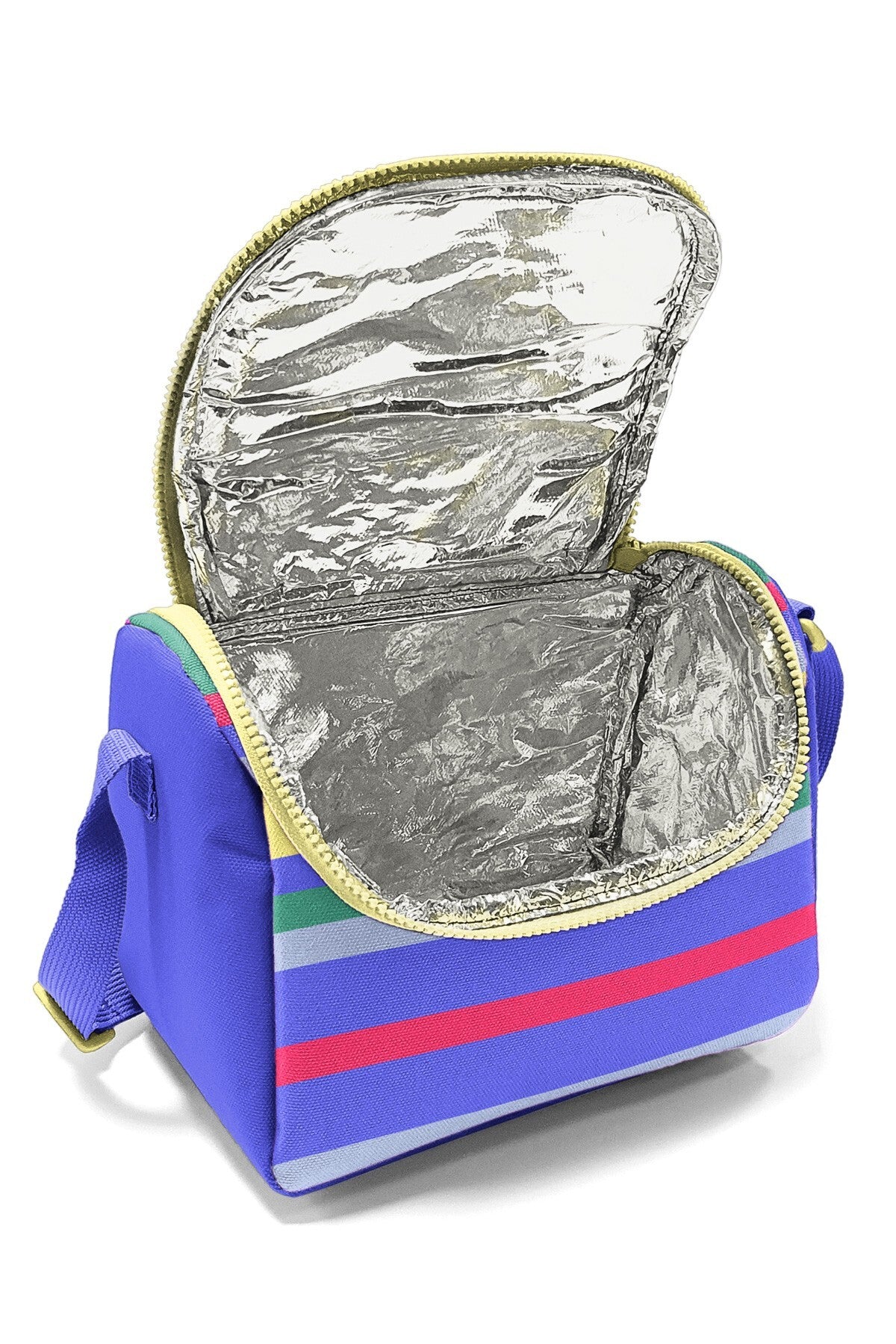 Coral High Kids Mor Sarı Lavanta Çizgili Thermo Beslenme Çantası 37102