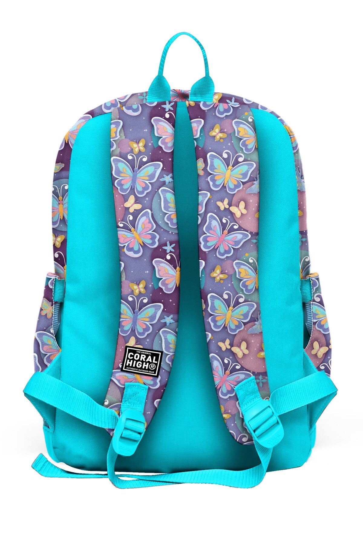 Coral High Kids Pastel Renkli Kelebek Desenli Okul Sırt Çantası 33206-3