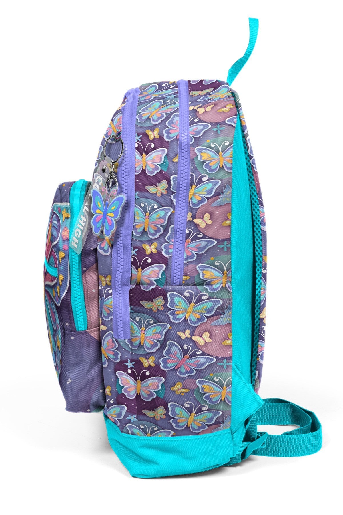 Coral High Kids Pastel Renkli Kelebek Desenli Okul Sırt Çantası 33206-8
