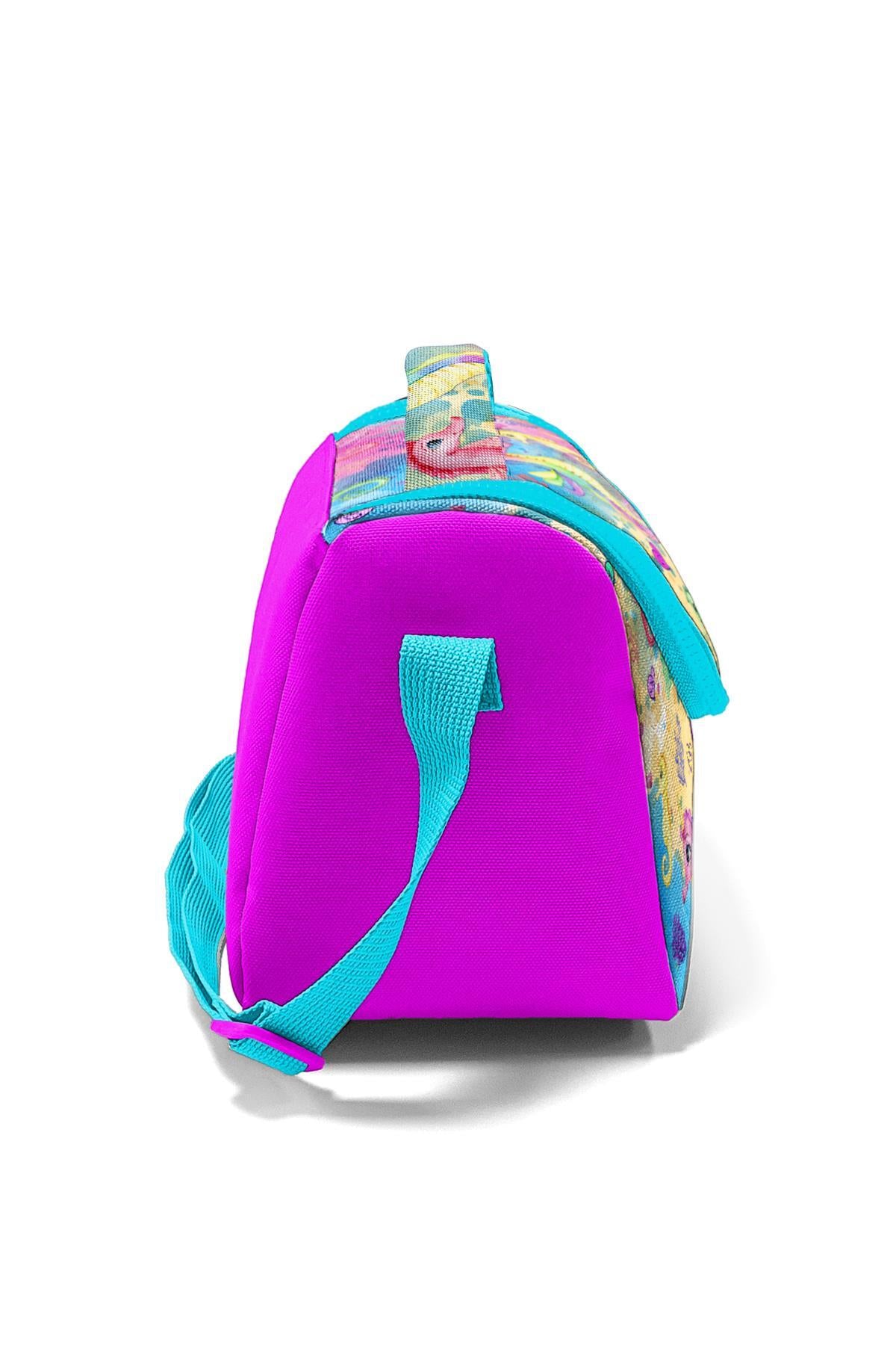 Coral High Kids Pembe Rengarenk Denizatı Desenli Thermo Beslenme Çantası 11825