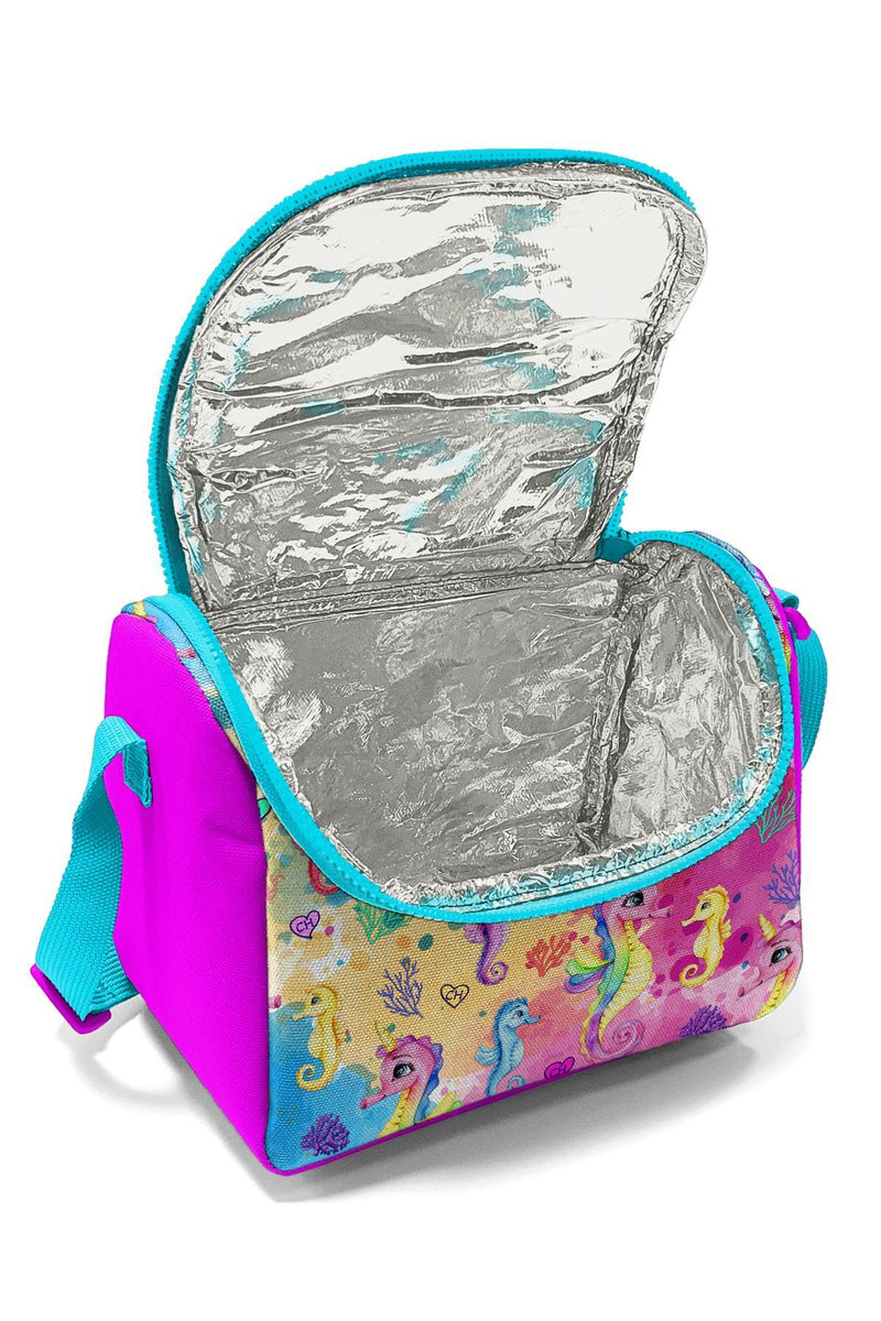 Coral High Kids Pembe Rengarenk Denizatı Desenli Thermo Beslenme Çantası 11825-4