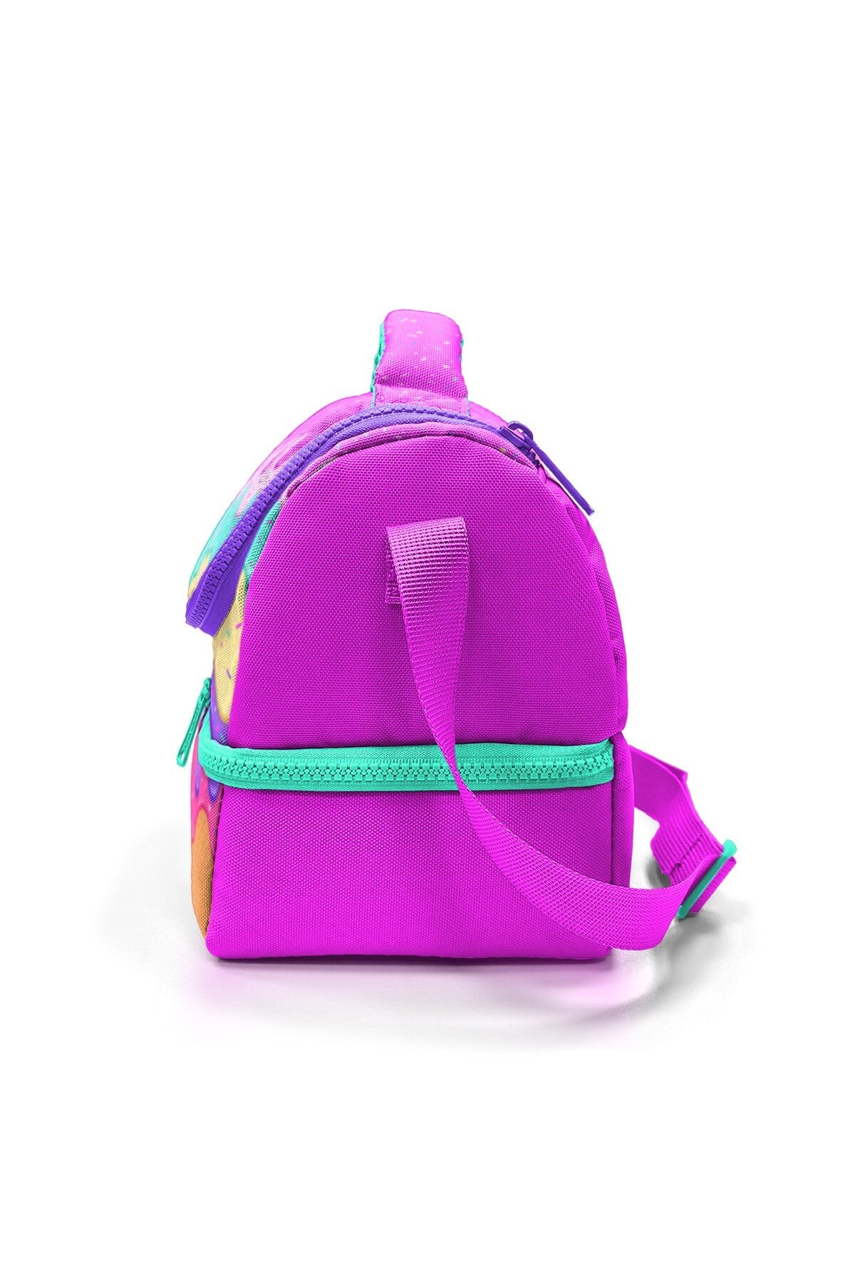 Coral High Kids Pembe Rengarenk Dondurma Desenli Thermo İki Katlı Beslenme Çantası 37211-8