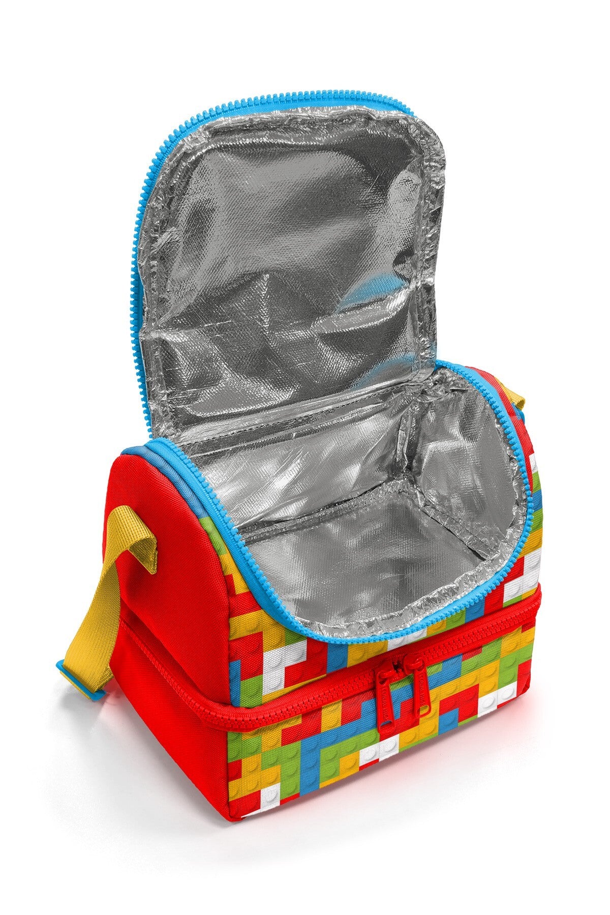 Coral High Kids Renkli Blok Desenli Thermo İki Katlı Beslenme Çantası 37216-3