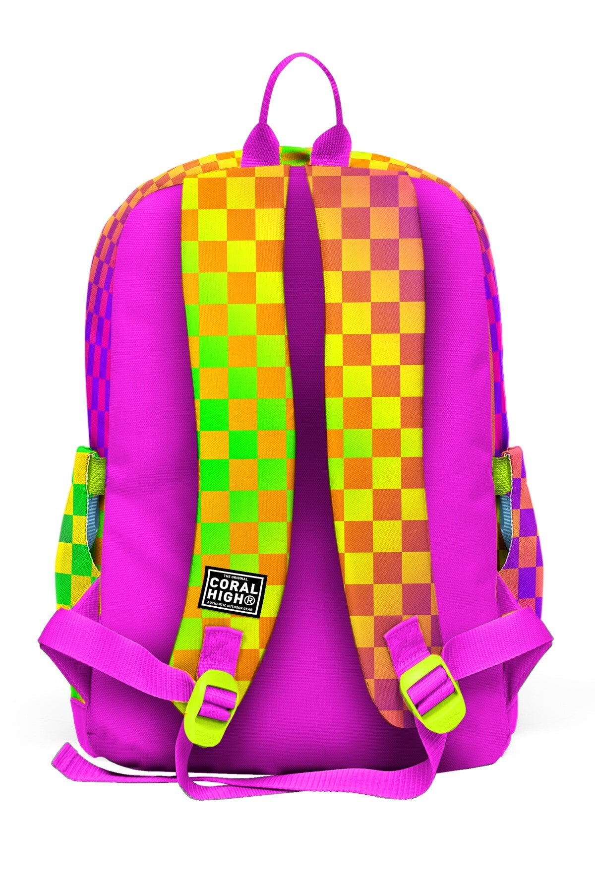 Coral High Kids Renkli Dama Desenli Okul Sırt Çantası 33203-3