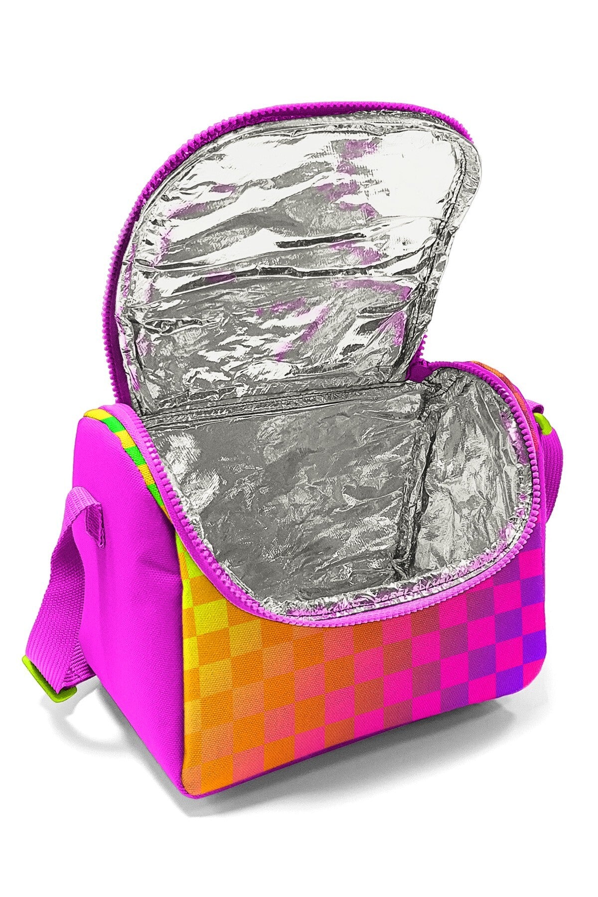Coral High Kids Renkli Dama Desenli Thermo Beslenme Çantası 37103-2