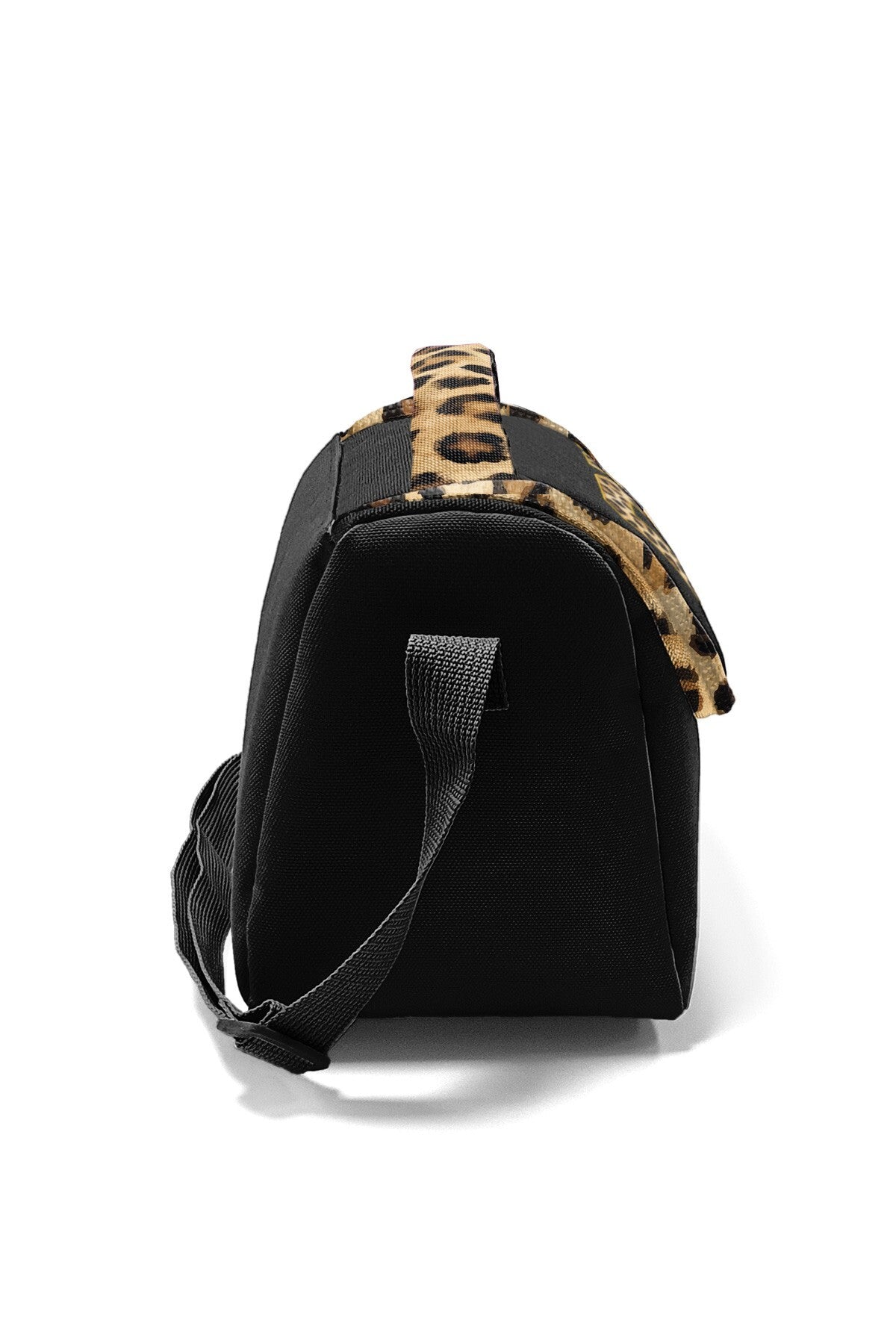 Coral High Kids Siyah Leopar CH Harf Desenli Thermo Beslenme Çantası 37128-4
