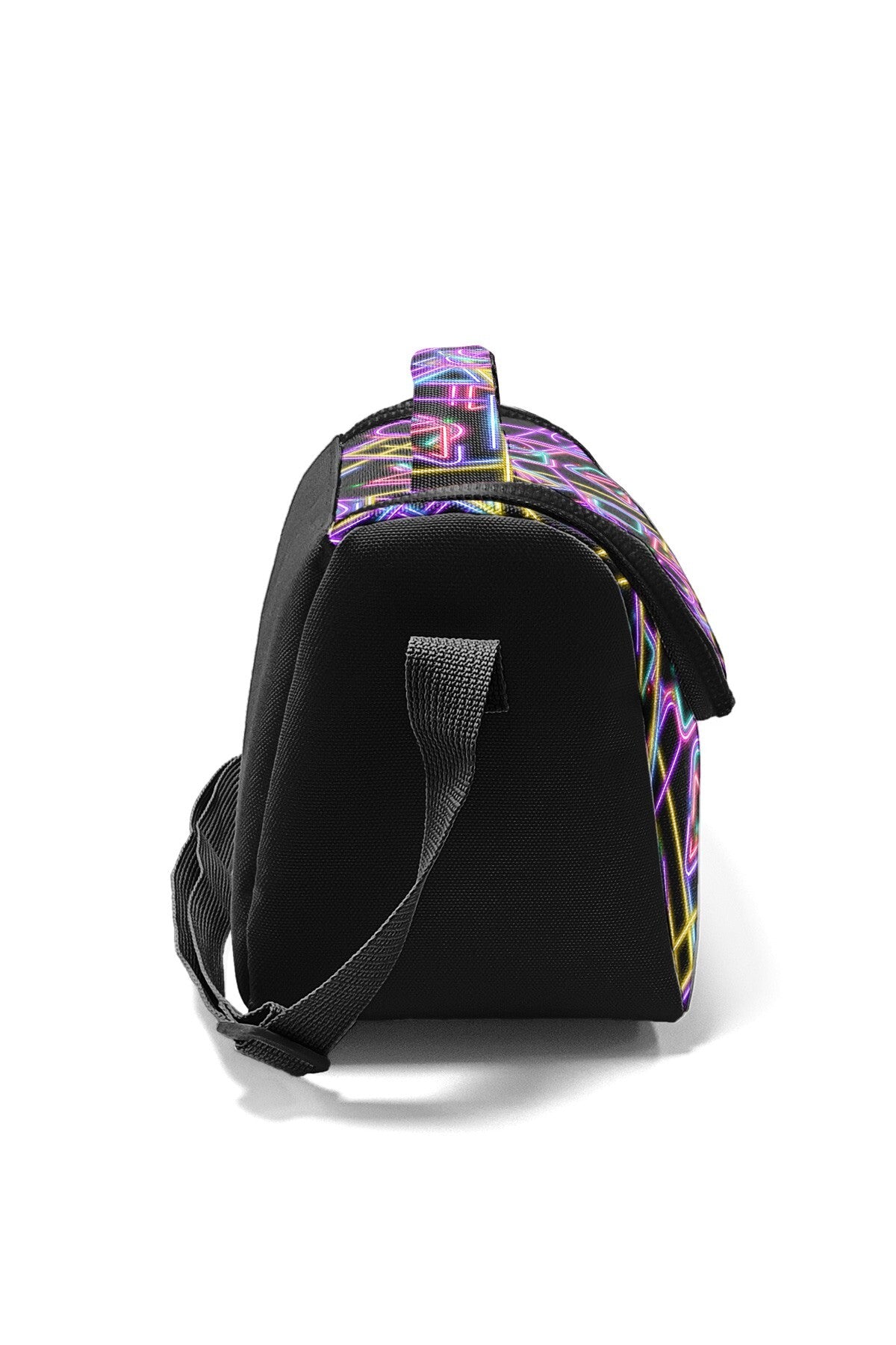 Coral High Kids Siyah Renkli Neon Desenli Thermo Beslenme Çantası 37148-3