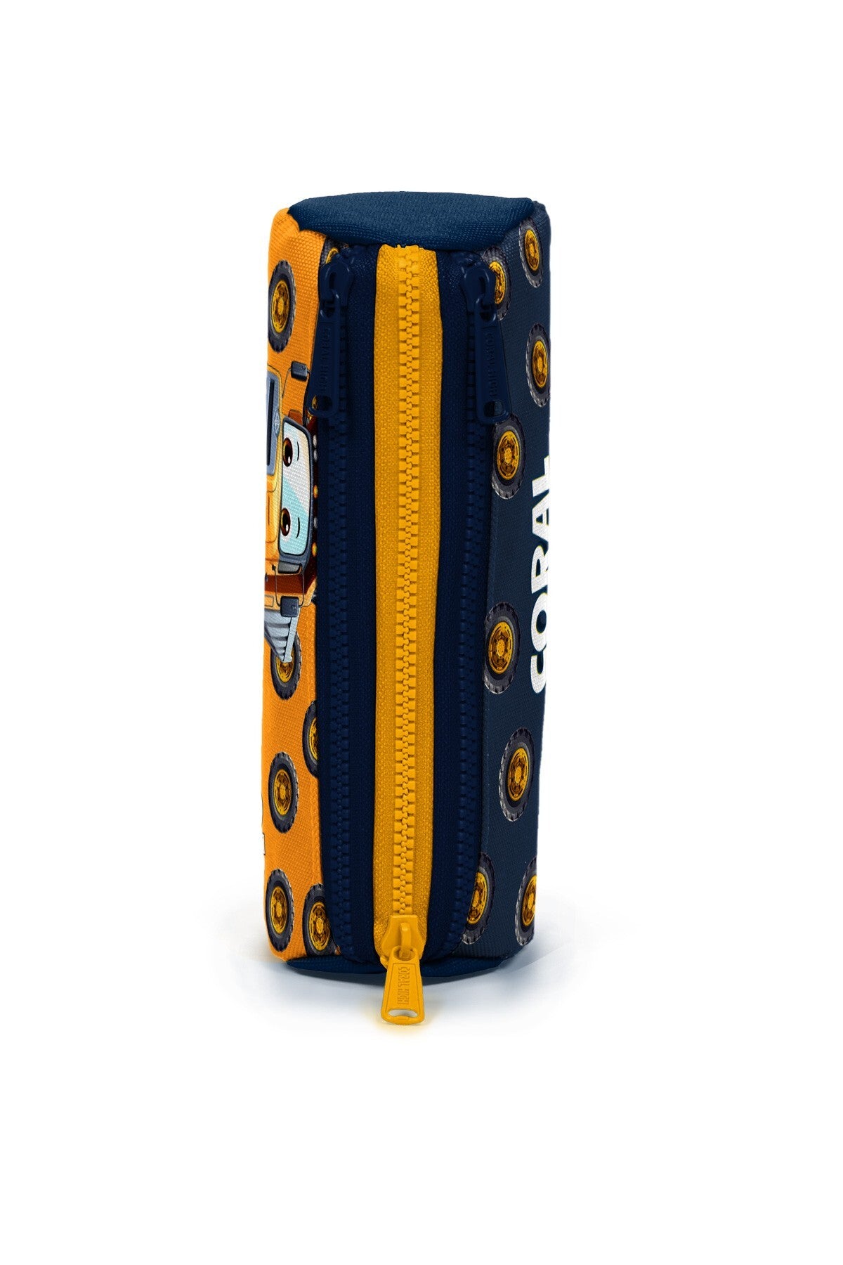 Coral High Kids Truck Desenli Üç Bölmeli Kalem Çantası 31061-2