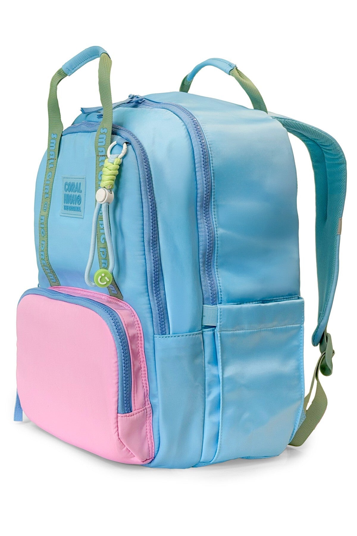 Coral High Mavi Pembe Okul Sırt Çantası 24414