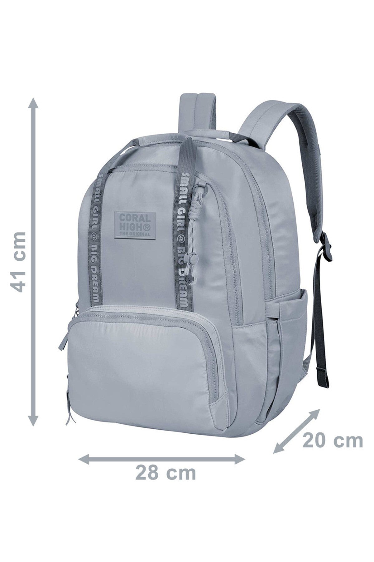 Coral High Mavi Pembe Okul Sırt Çantası 24414-7
