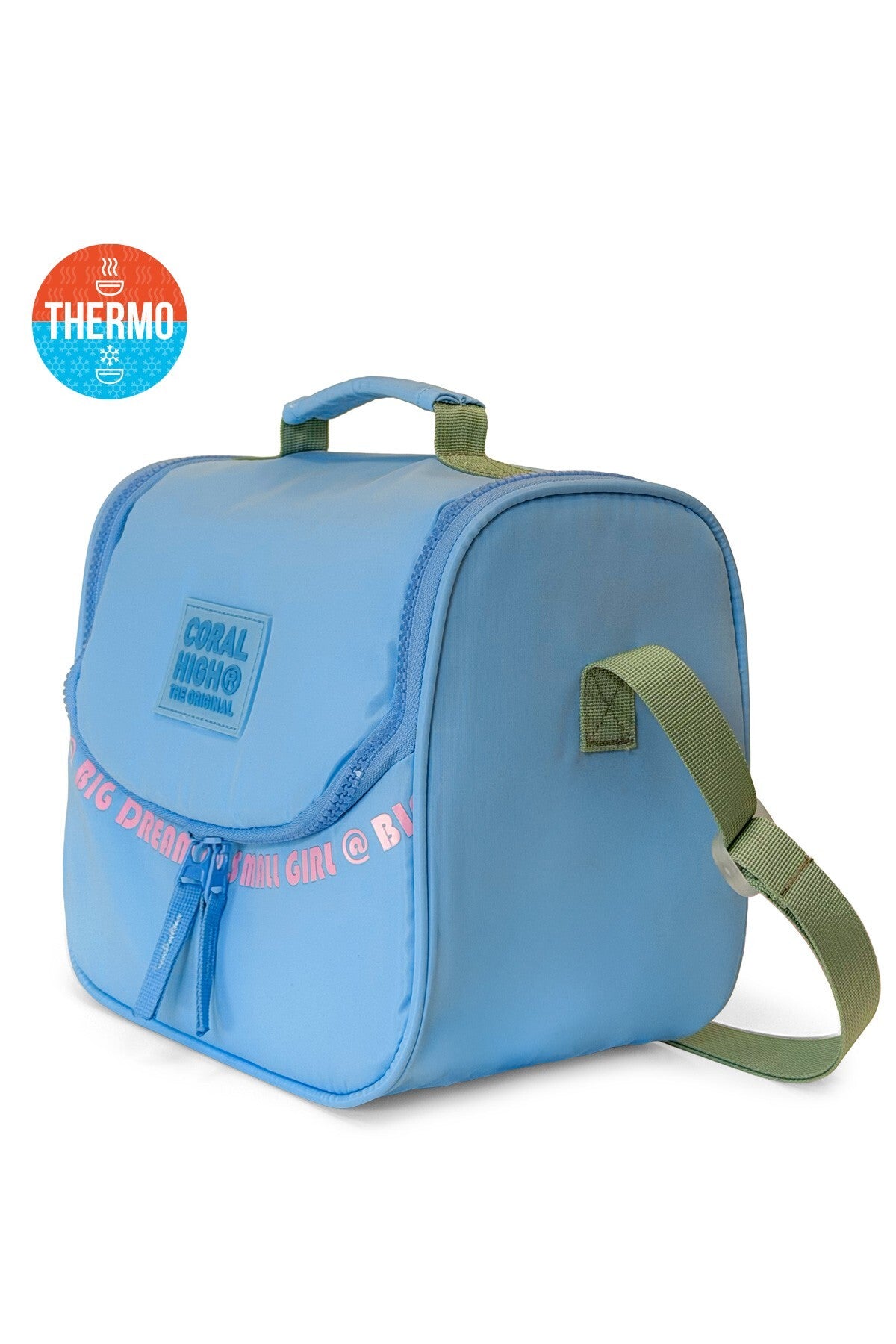 Coral High Mavi Pembe Thermo Beslenme Çantası 27414