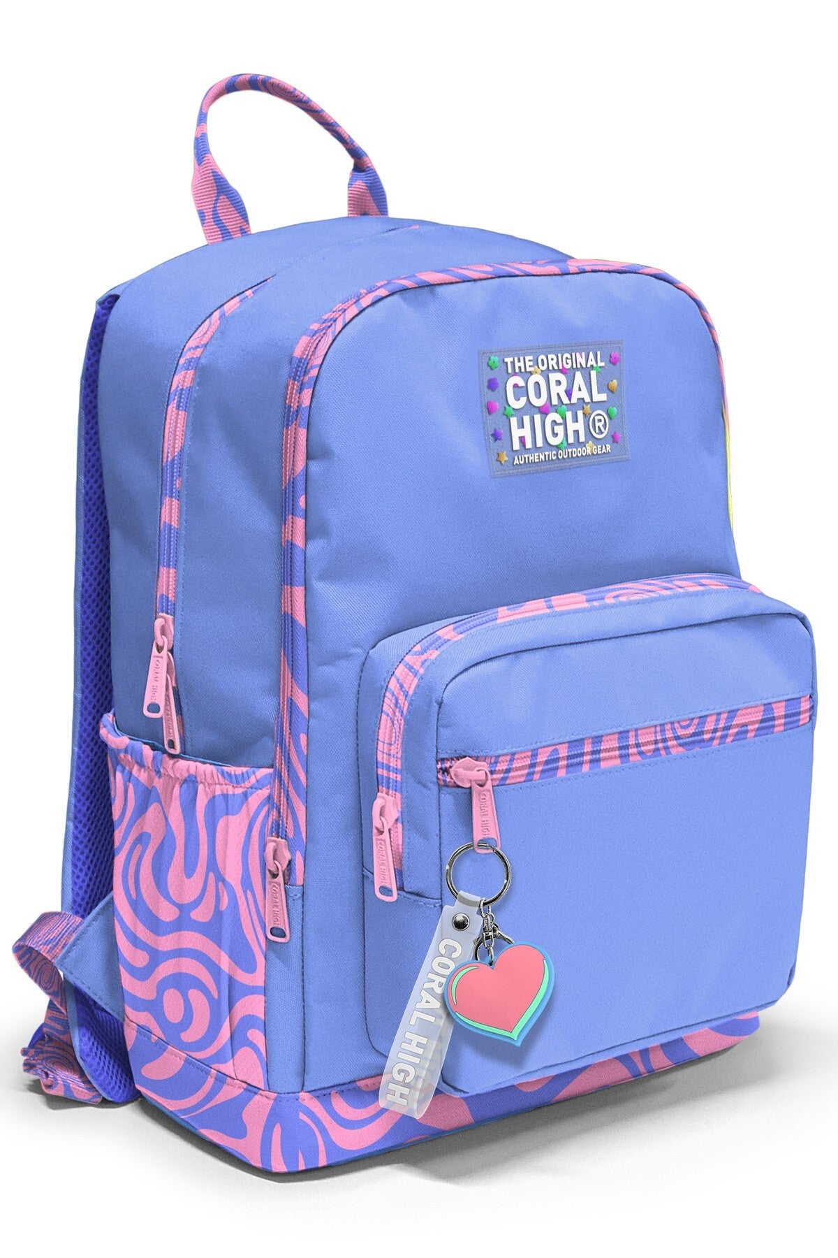 Coral High Milka Geometrik Desenli Okul Sırt Çantası 33227