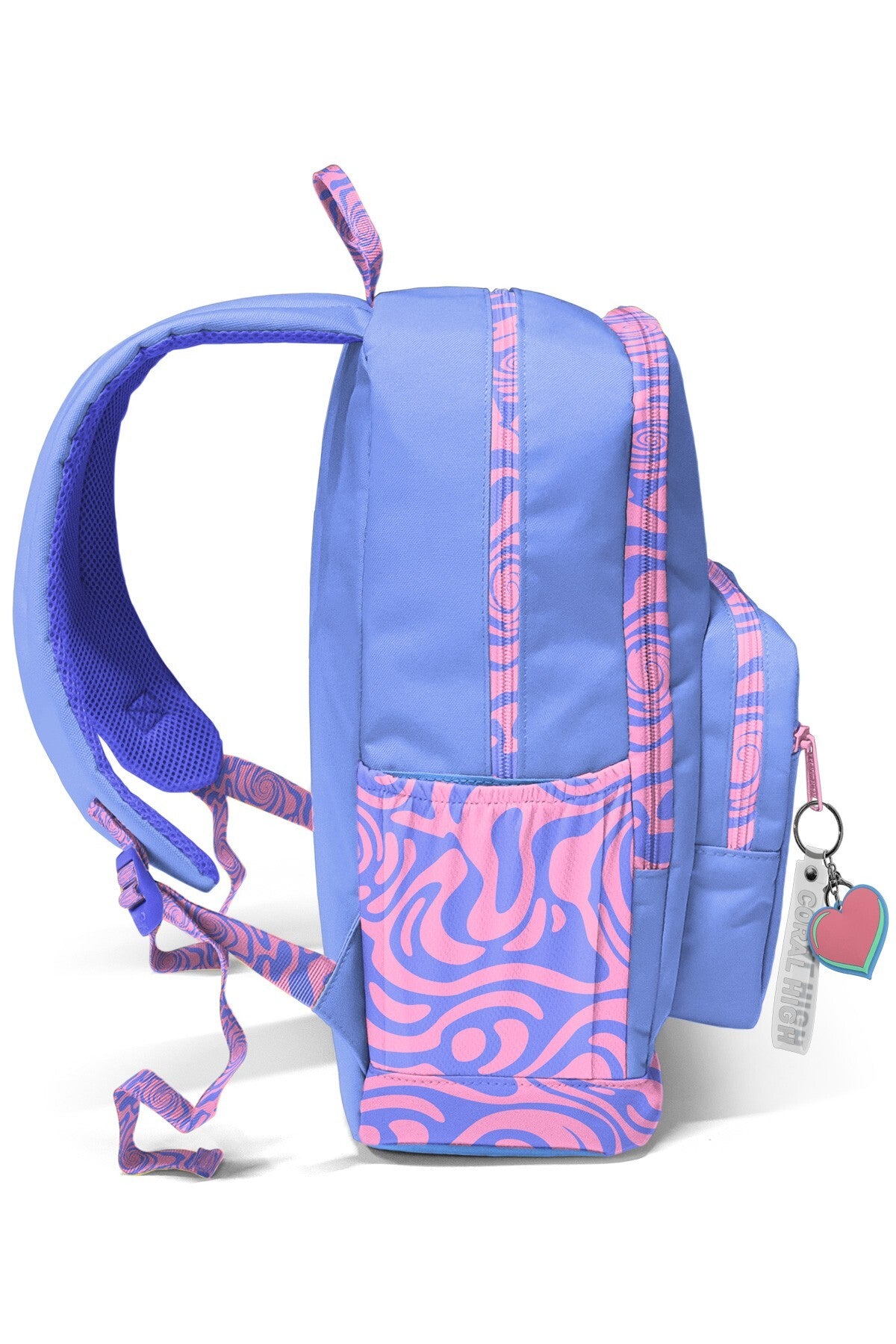 Coral High Milka Geometrik Desenli Okul Sırt Çantası 33227-6