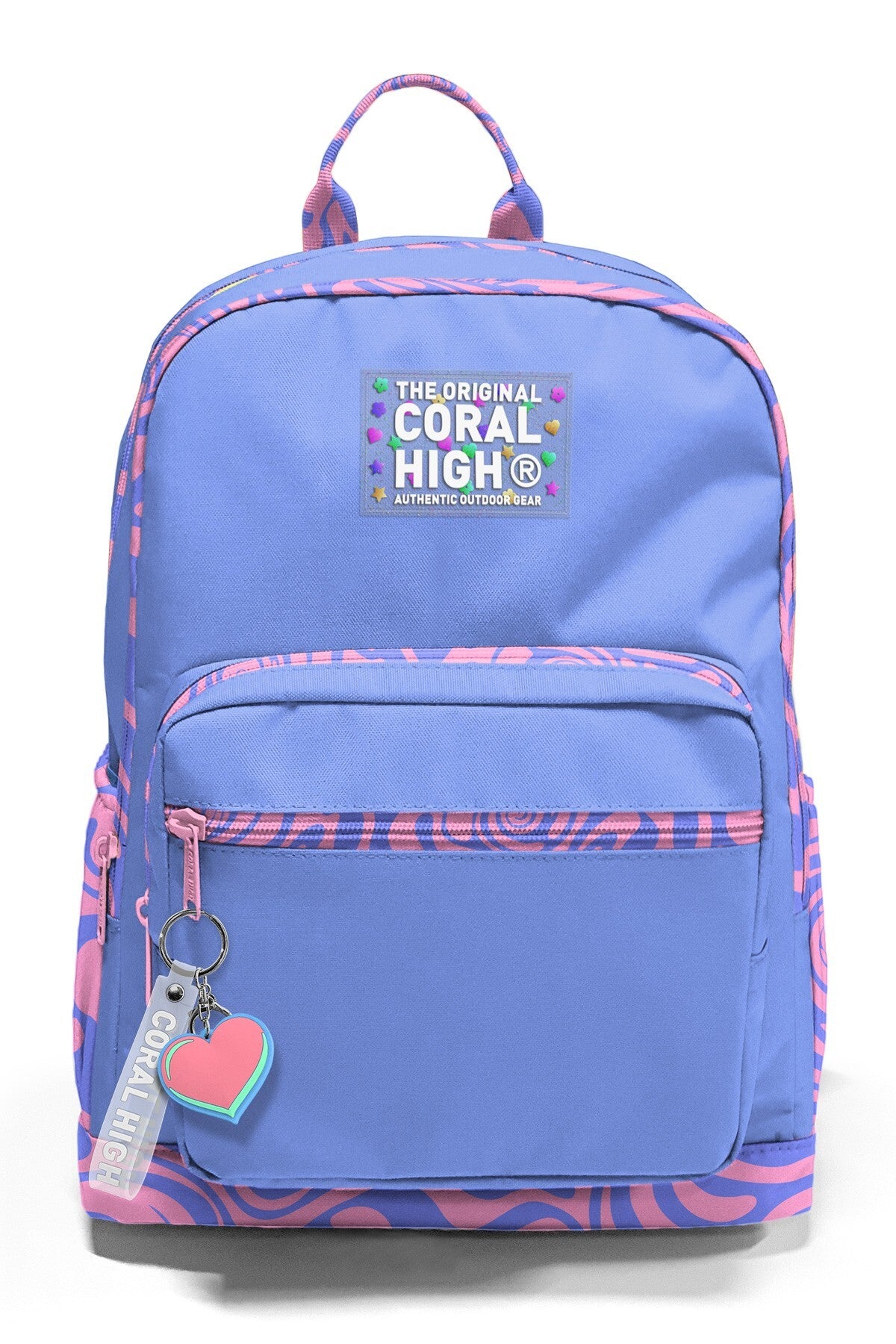 Coral High Milka Geometrik Desenli Okul Sırt Çantası 33227-7