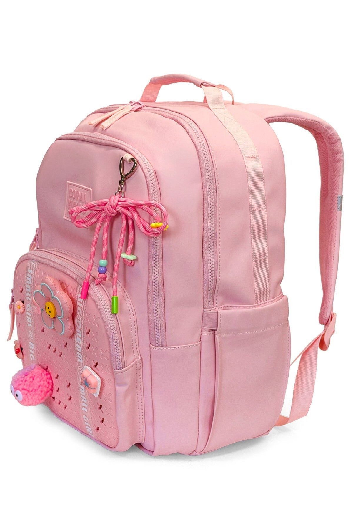 Coral High Pembe Detaylı Okul Sırt Çantası 24404