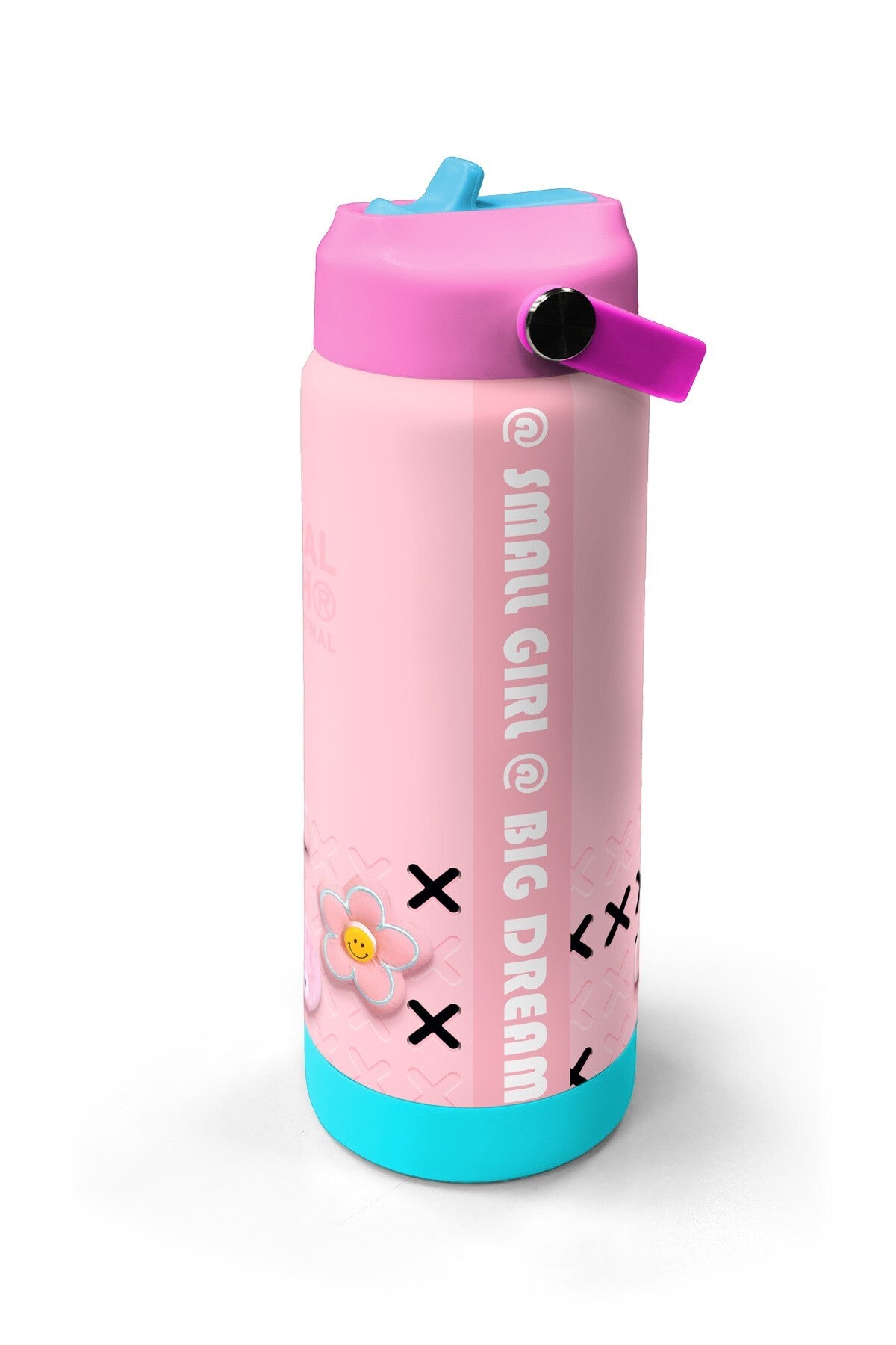 Coral High Pembe Şeker Desenli Katlanır Ağızlıklı Çelik Termos 650 ml 38349-4