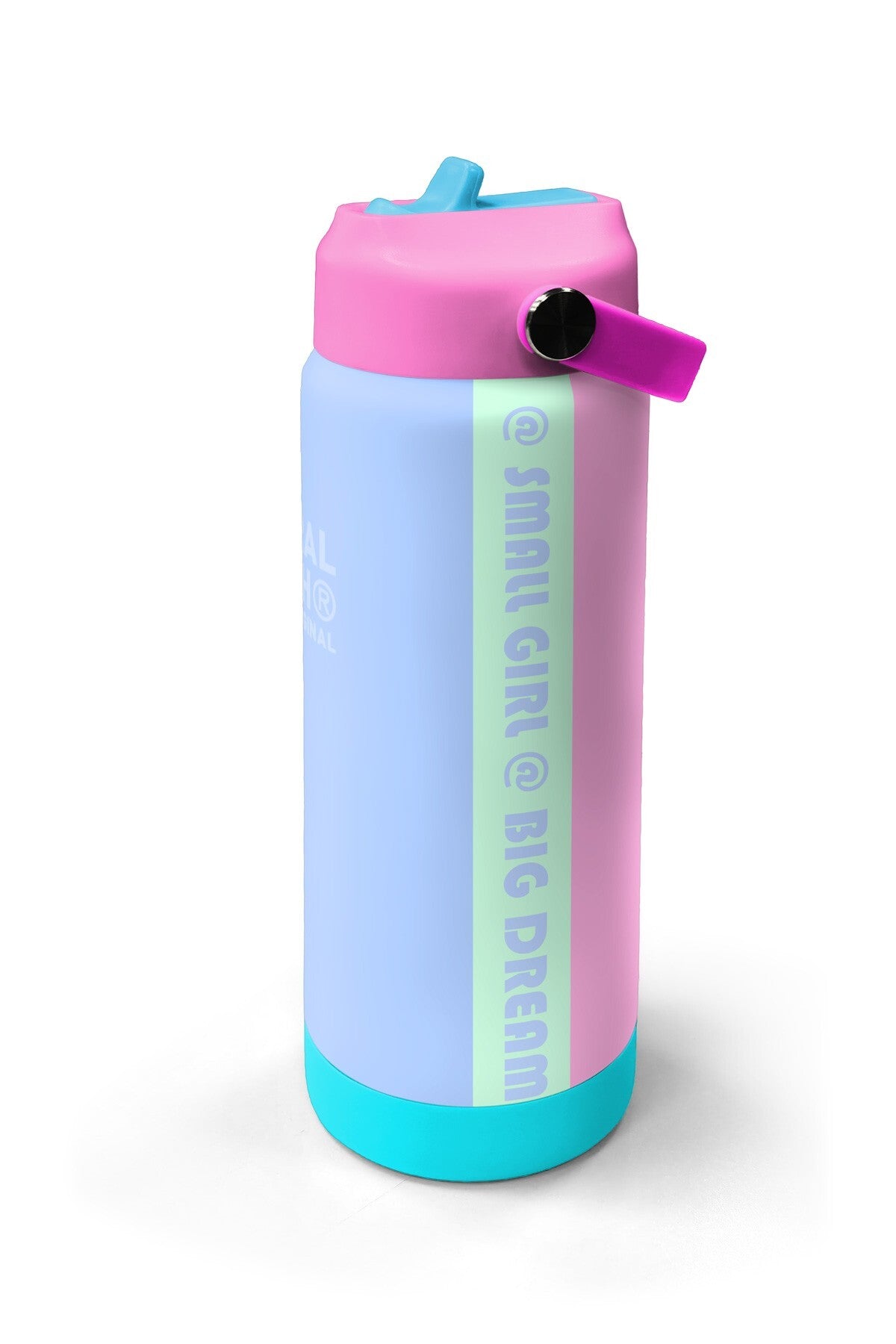 Coral High Renkli Buz Mavisi Desenli Katlanır Ağızlıklı Çelik Termos 650 ml 38359-4