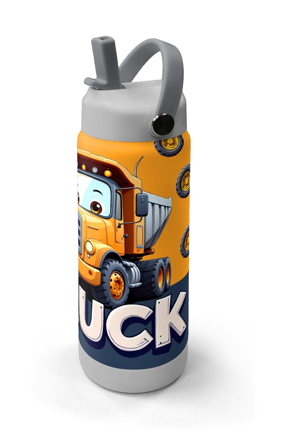 Coral High Truck Desenli Katlanır Ağızlıklı Çelik Termos 650 ml 38343-2