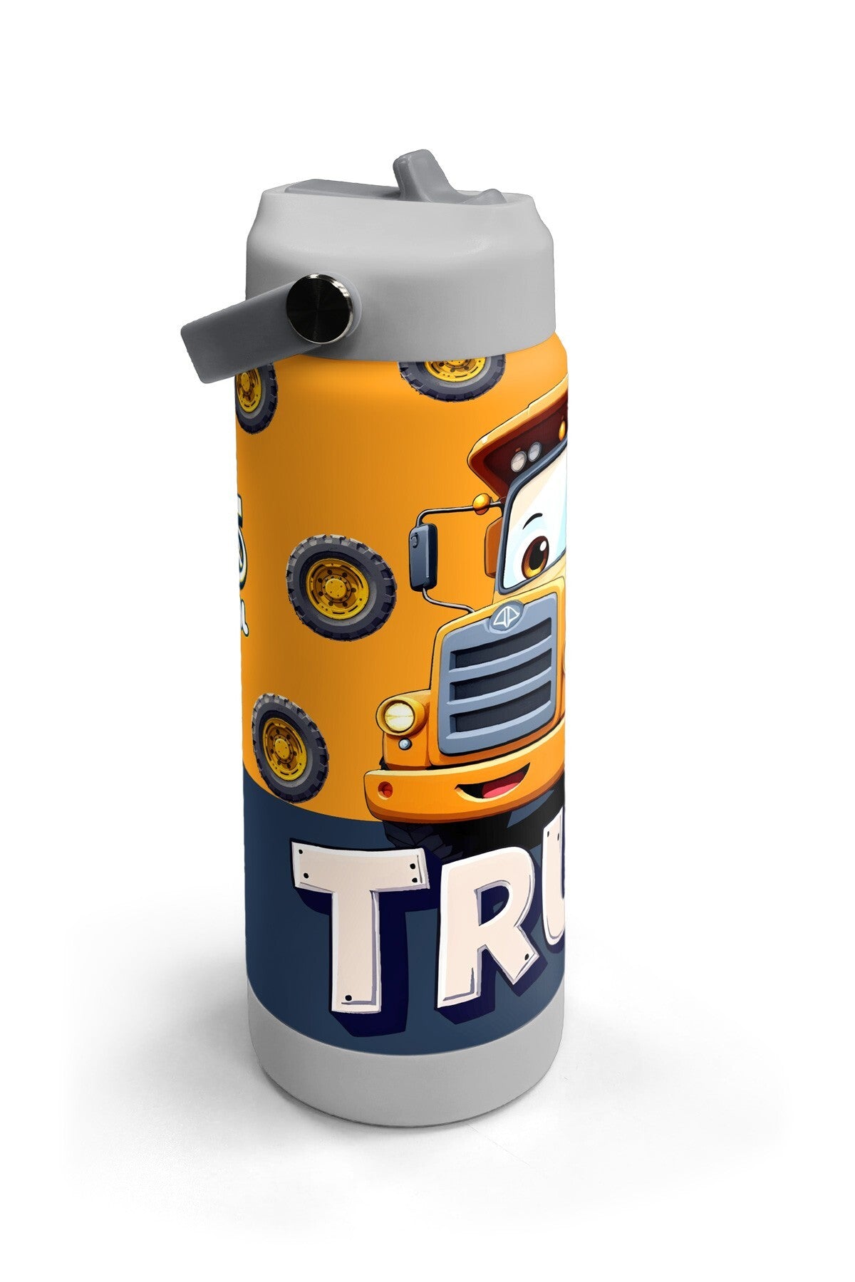 Coral High Truck Desenli Katlanır Ağızlıklı Çelik Termos 650 ml 38343-3