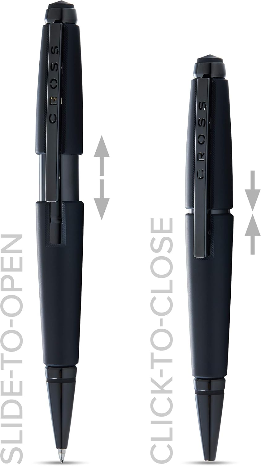 Cross Edge Roller Kalem Mat Siyah At0555-11-8