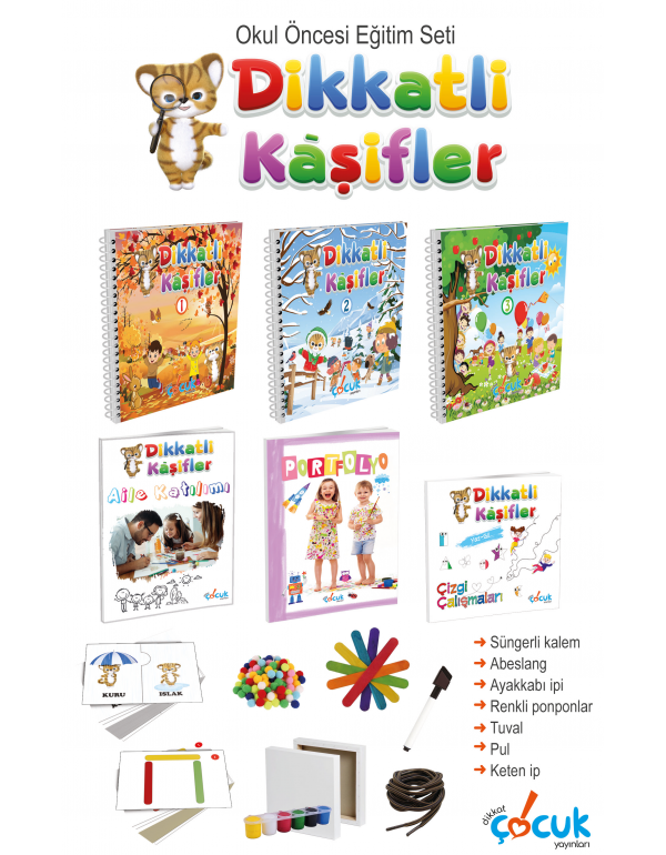 Dikkatli Kâşifler Okul Öncesi Eğitim Seti-2