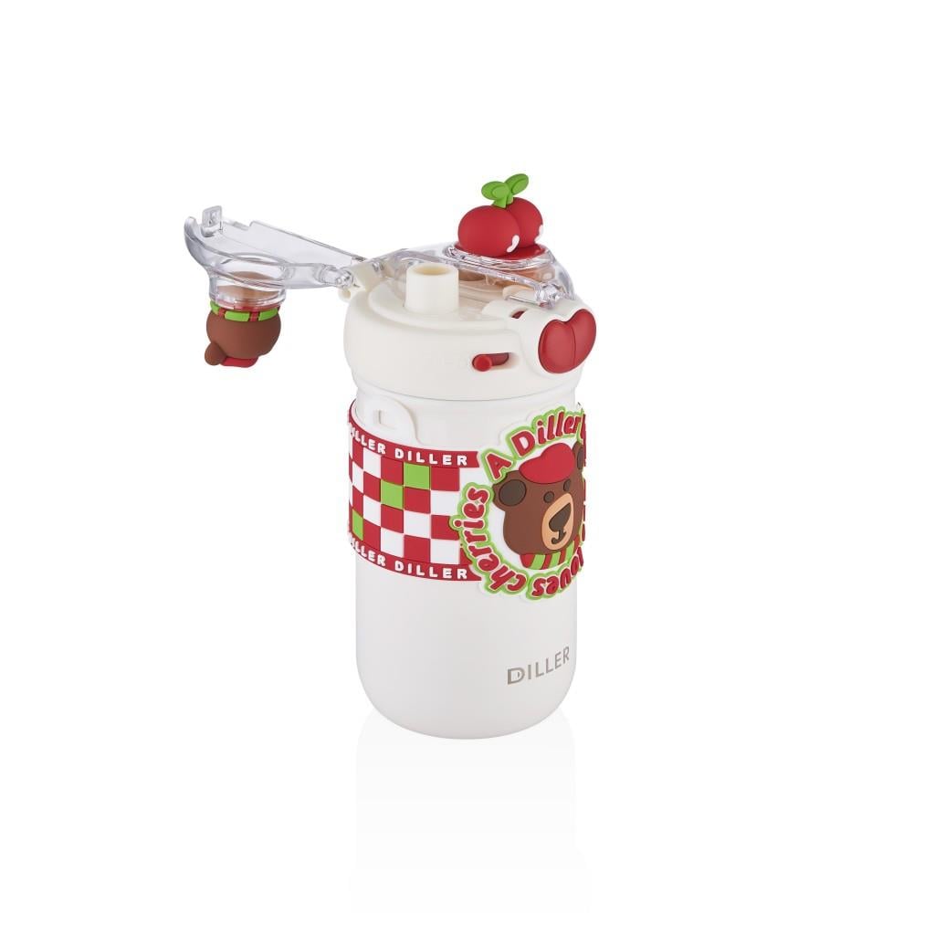 Diller Paslanmaz Çelik Termos 520 Ml Kiraz D9235-4