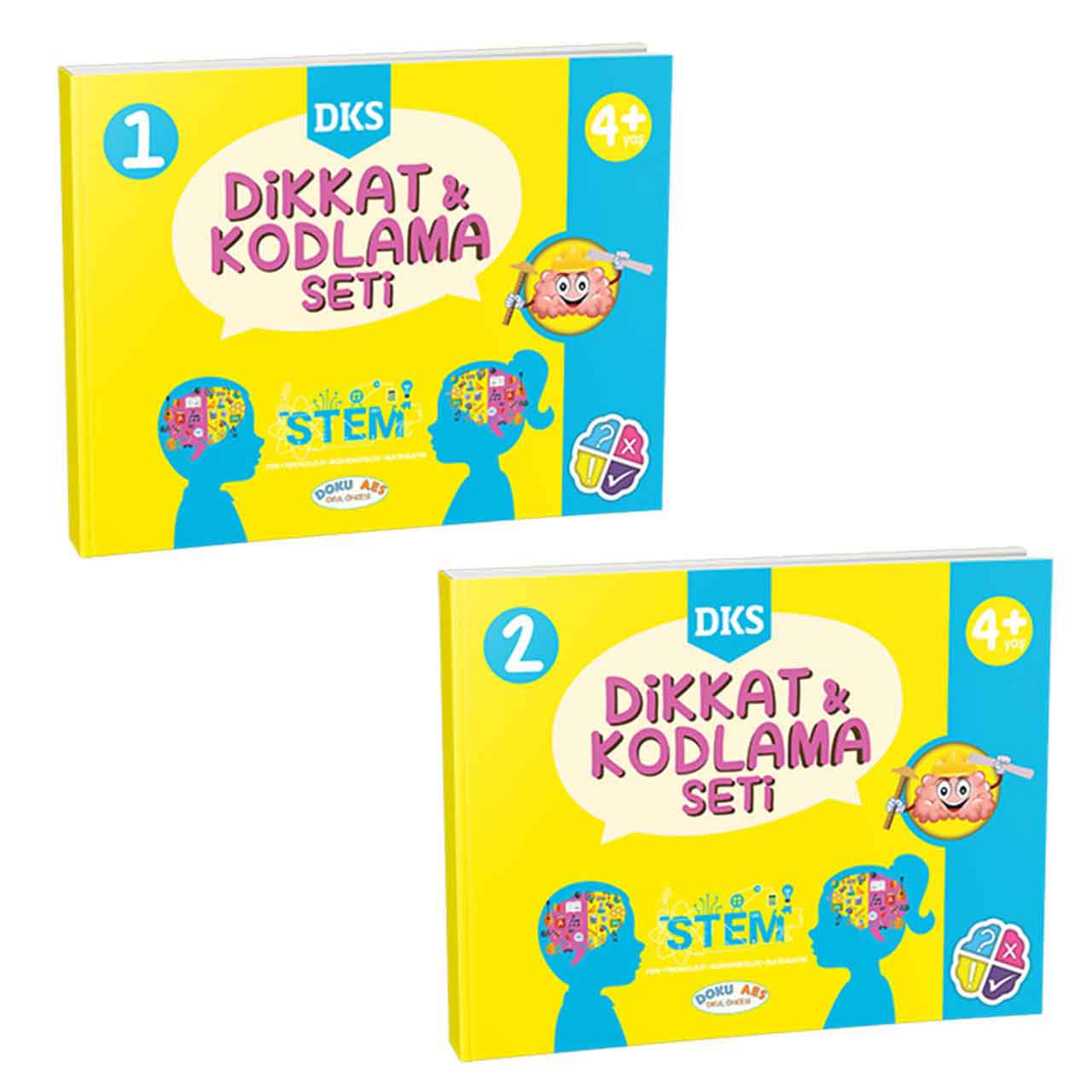 Doku AES Yayınları Dikkat Kodlama Seti 4+-1
