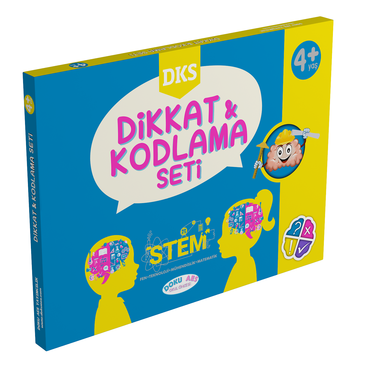 Doku AES Yayınları Dikkat Kodlama Seti 4+-2