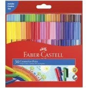Faber-Castell Eğlenceli Keçeli Kalem 30 Renk-1