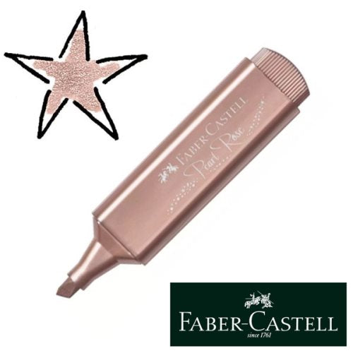 Faber-Castell Fosforlu Kalem 46 Metalik Rose-1
