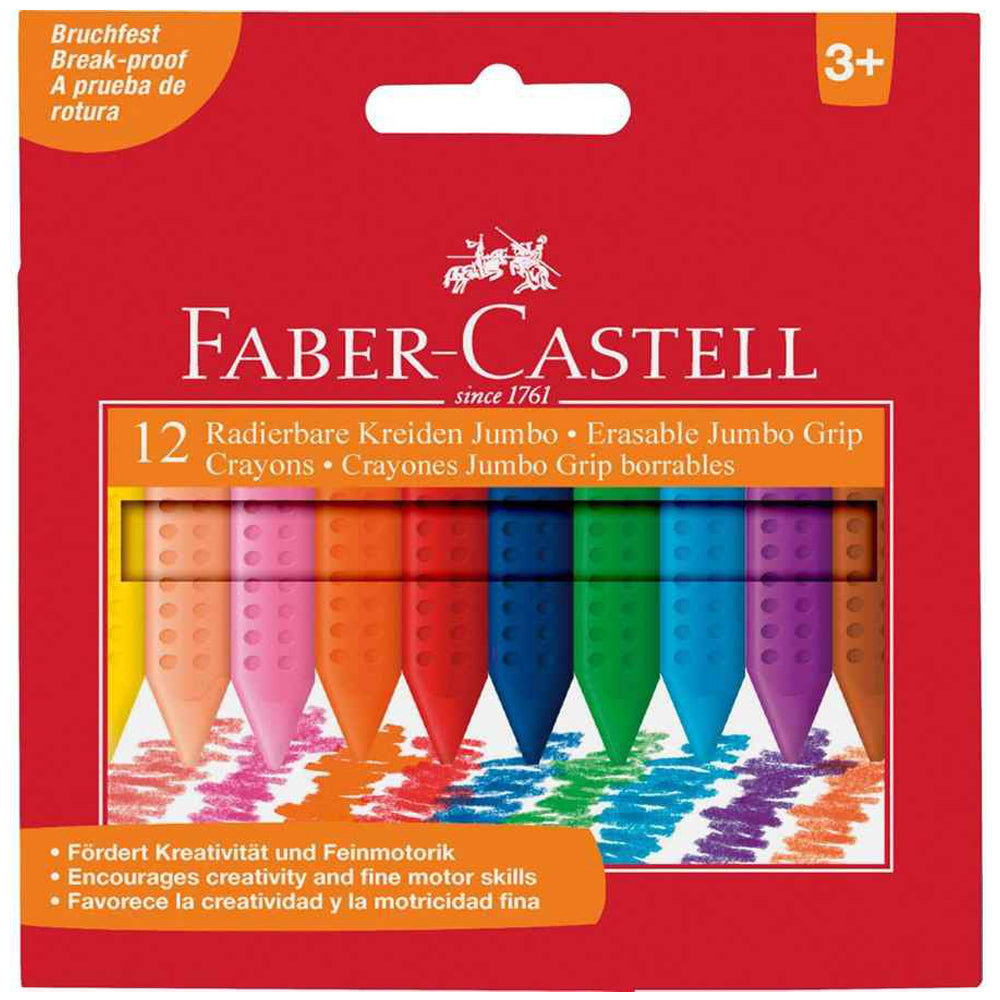 Faber-Castell Grip Jumbo Mum Boya 12 Renk-1