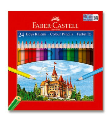Faber-Castell Karton Kutu Boya Kalemi 24 Renk