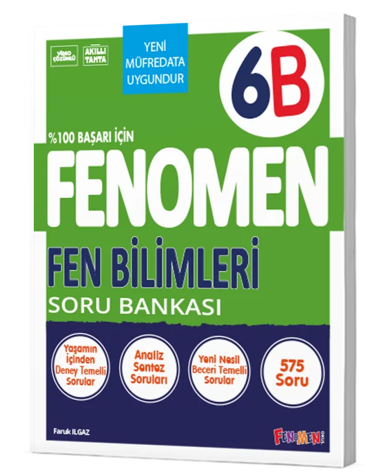 Fenomen 6.Sınıf Fen Bilimleri B Soru Bankası