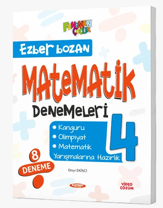 Fenomen Çocuk 4. Sınıf Ezber Bozan Matematik Denemeleri