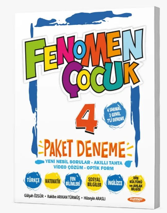 Fenomen Çoçuk 4. Sınıf Tüm Dersler Paket Deneme-1