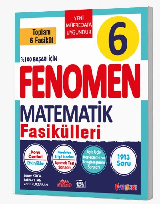 Fenomen Kitap 6. Sınıf Matematik Fasikül Seti
