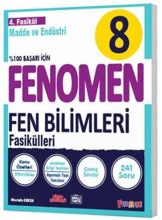 Fenomen Kitap 8. Sınıf Fen Bilimleri 4. Fasikül Madde ve Endüstri-1